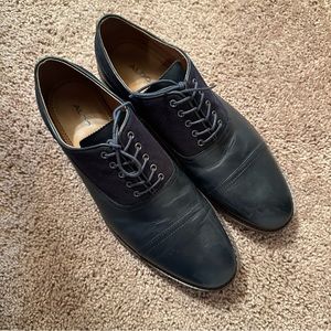 ALDO Dark Navy Blue Men’s Size 11 Work Dress Shoes Lace Up